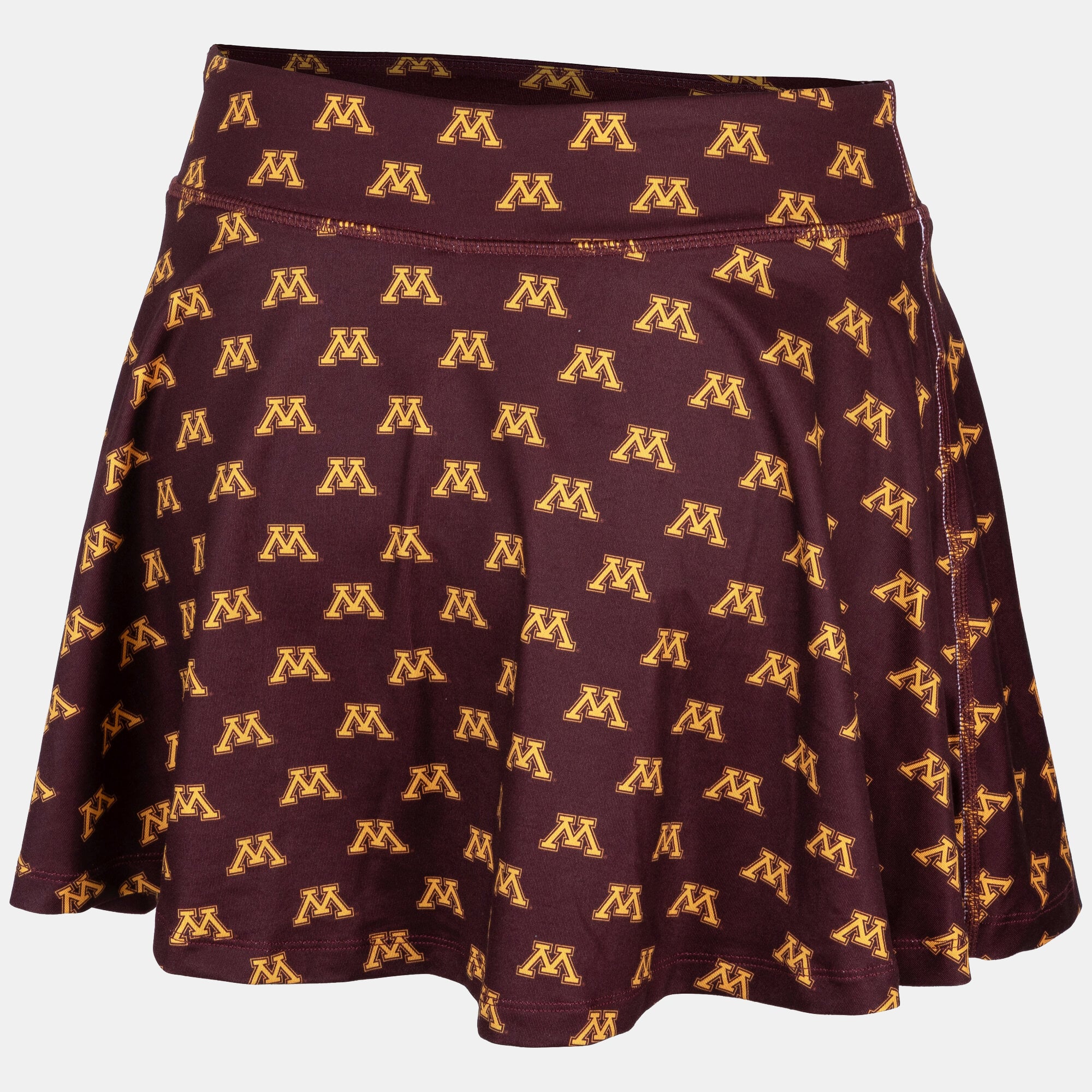 Women's ZooZatz Maroon Minnesota Golden Gophers Allover Print Flowy Skort