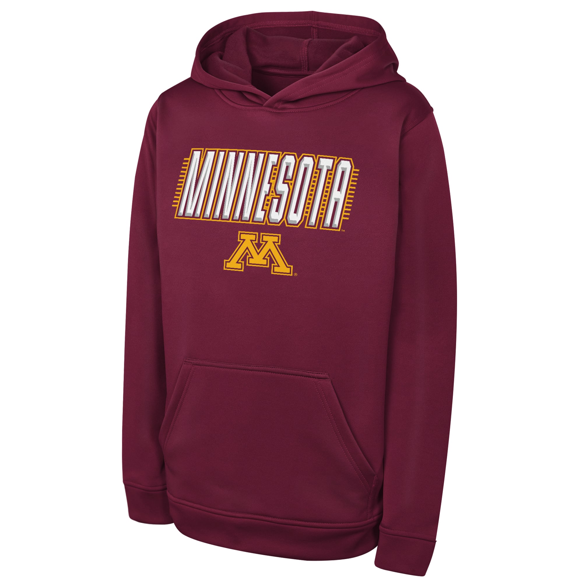 Sweat à capuche Youth Outerstuff marron Minnesota Golden Gophers Sack Party Performance