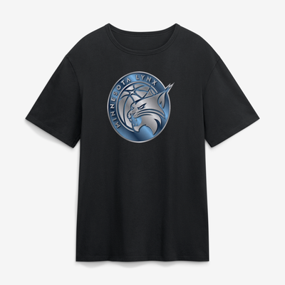 Minnesota Lynx  Metallic Mascot T-Shirt - Black
