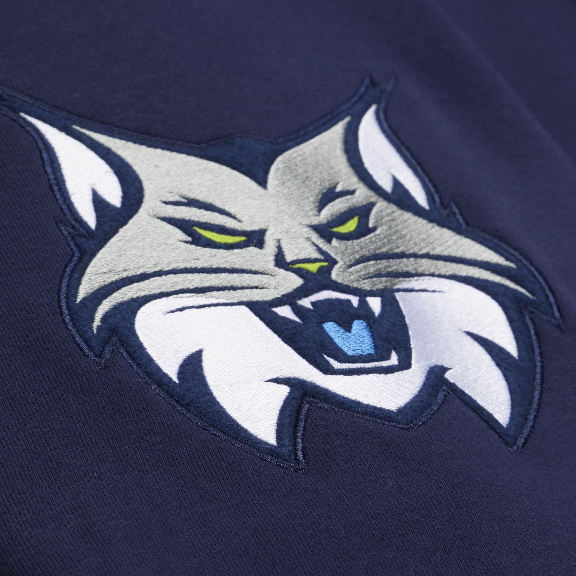 Sweat à capuche en polaire Mitchell & Ness bleu marine Minnesota Lynx pour homme