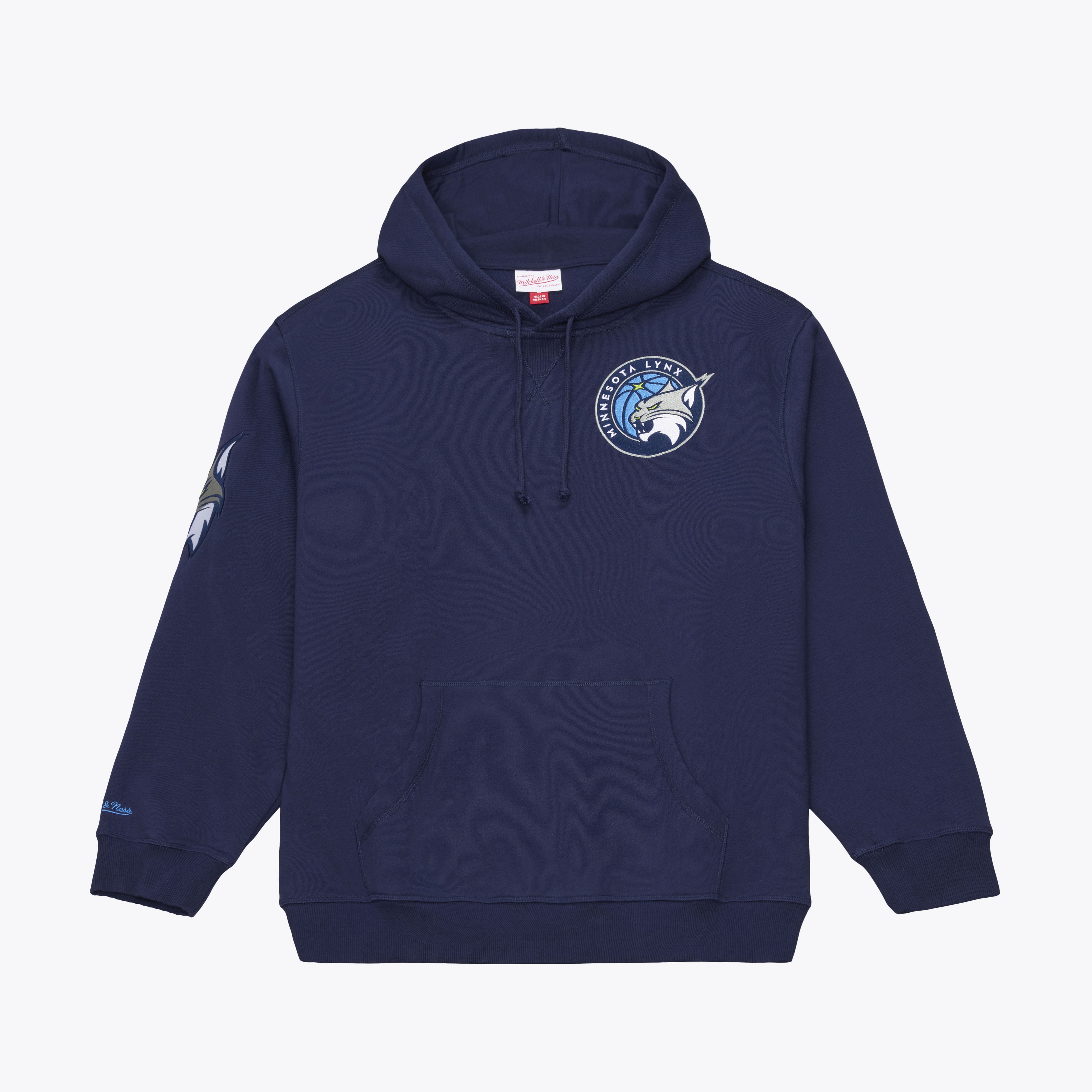 Sweat à capuche en polaire Mitchell & Ness bleu marine Minnesota Lynx pour homme