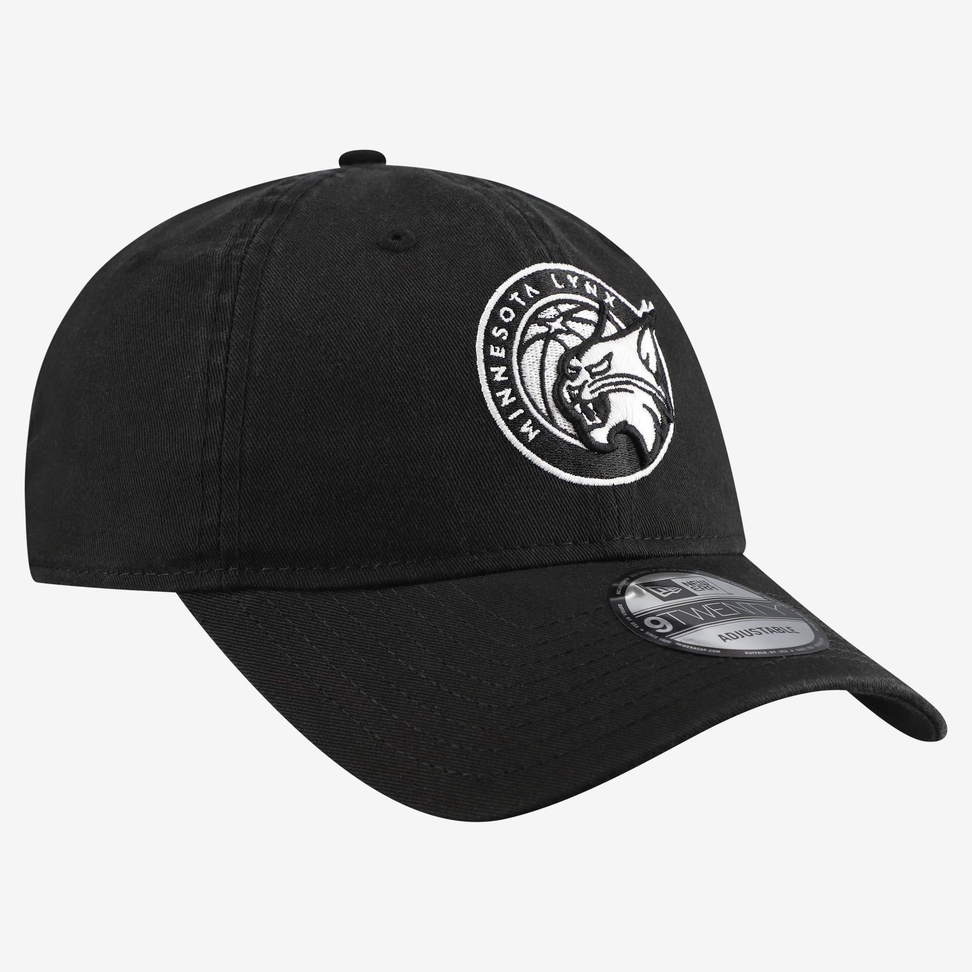 Men's New Era Black Minnesota Lynx 9TWENTY Adjustable Hat