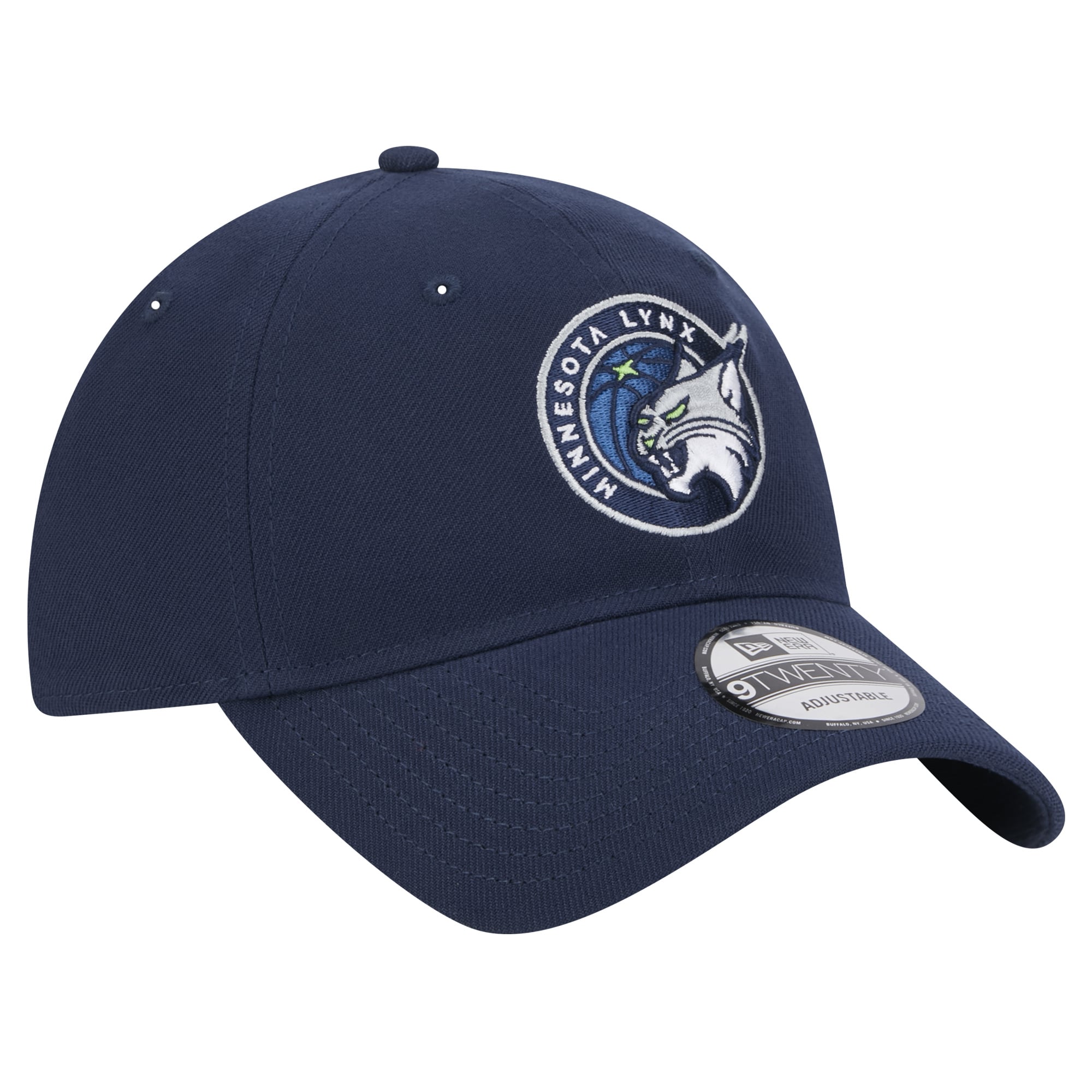 Unisex New Era Navy Minnesota Lynx Core Logo 9TWENTY Adjustable Hat