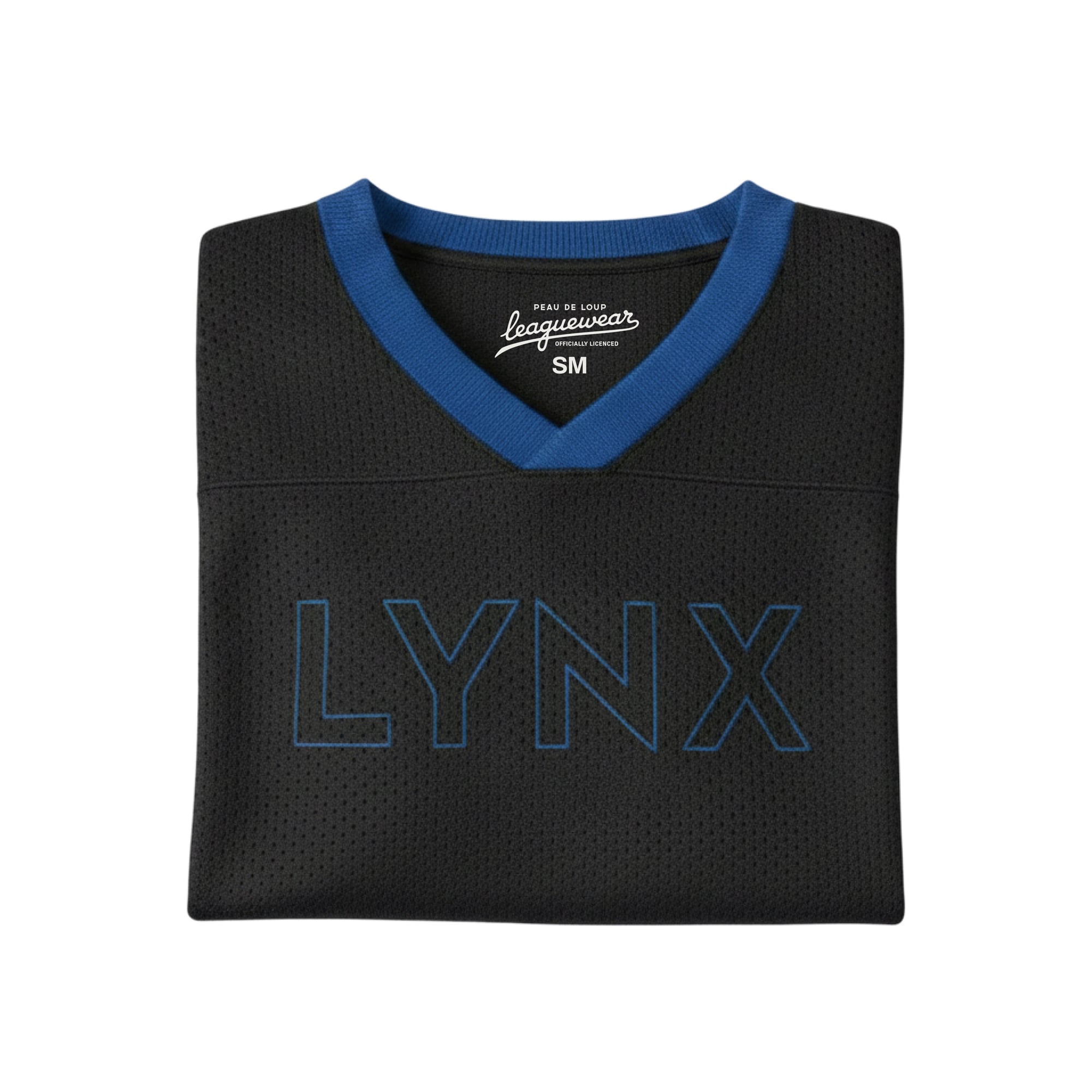 T-shirt unisexe Peau De Loup Noir Minnesota Lynx Touchdown à col en V