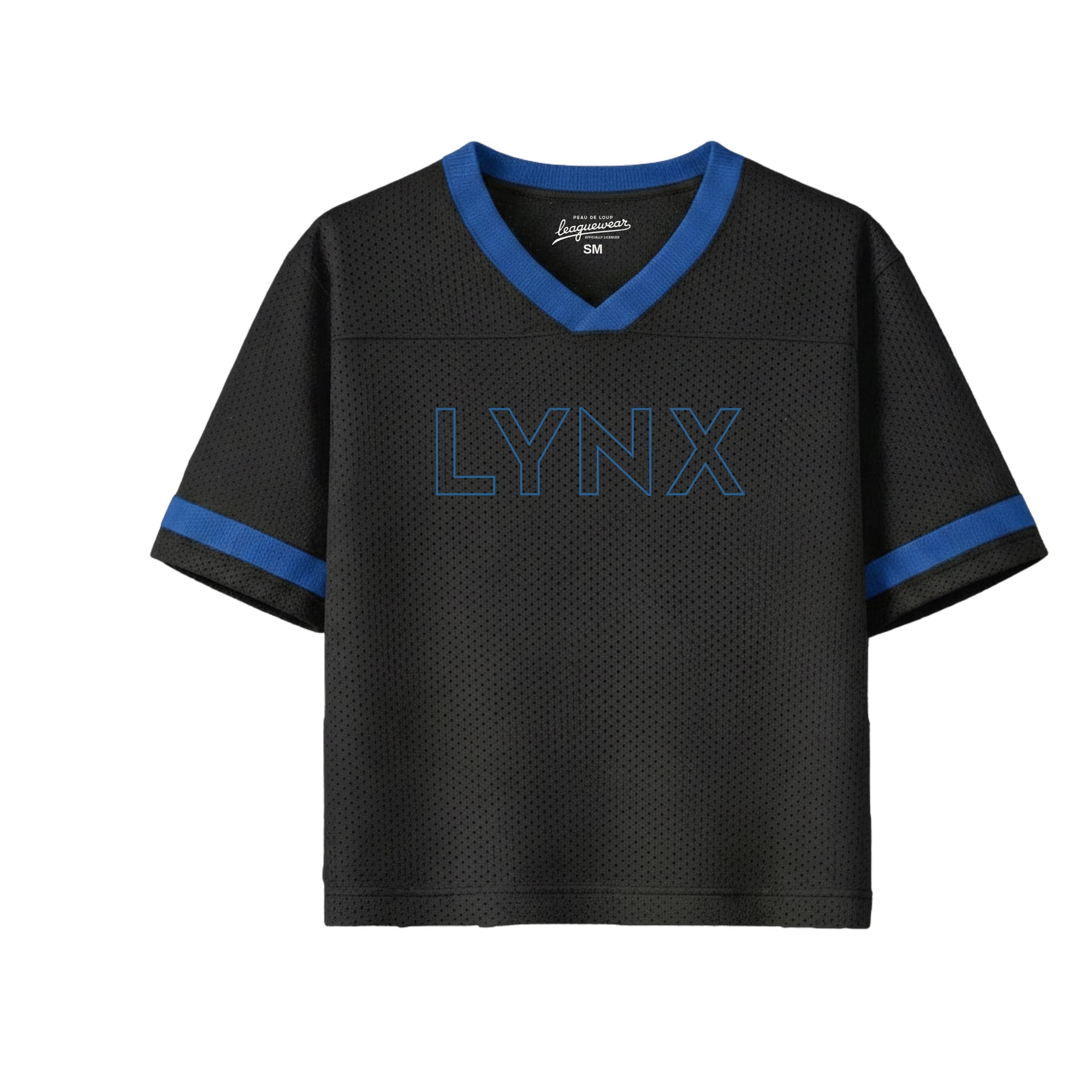 T-shirt unisexe Peau De Loup Noir Minnesota Lynx Touchdown à col en V
