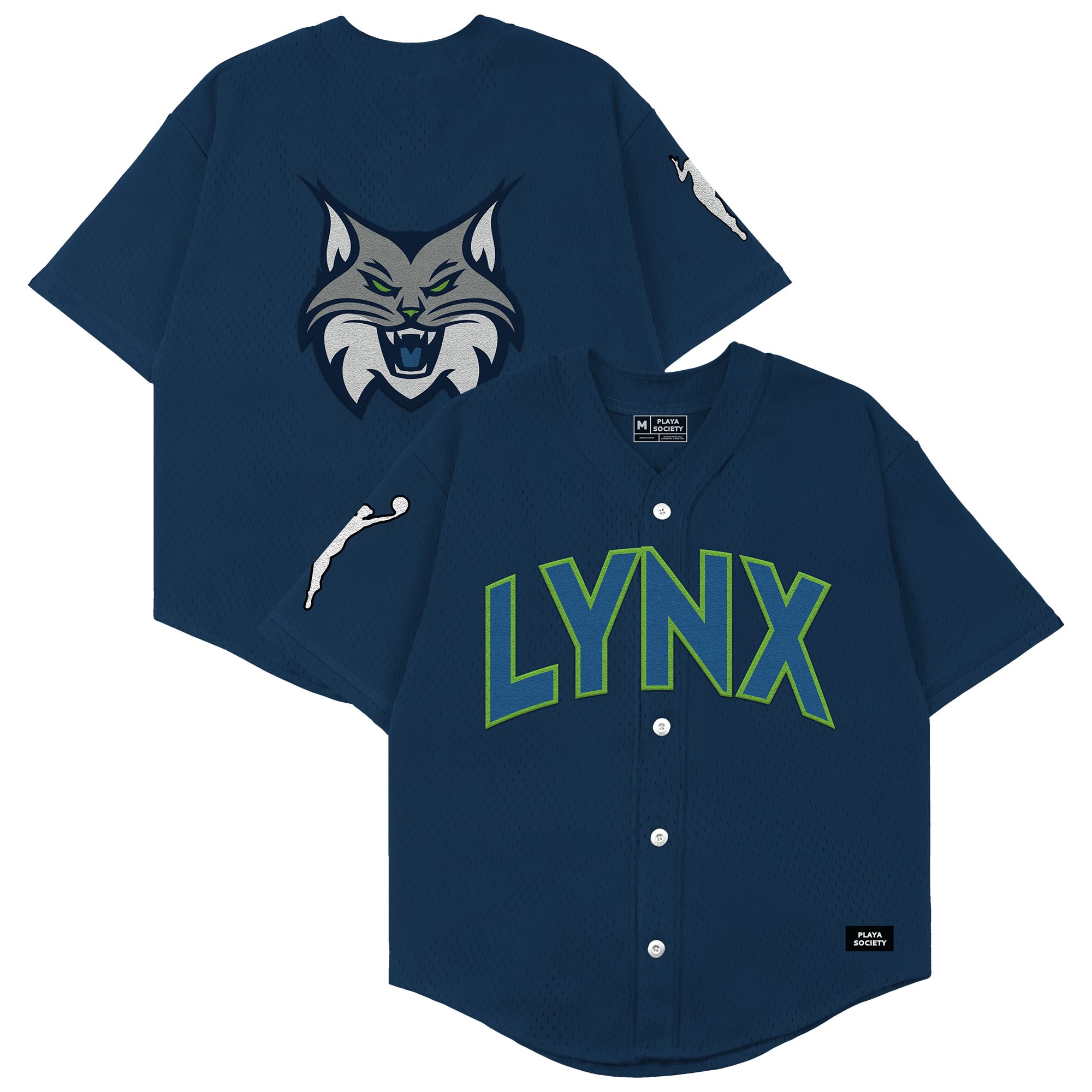 Maillot unisexe Playa Society bleu marine Minnesota Lynx