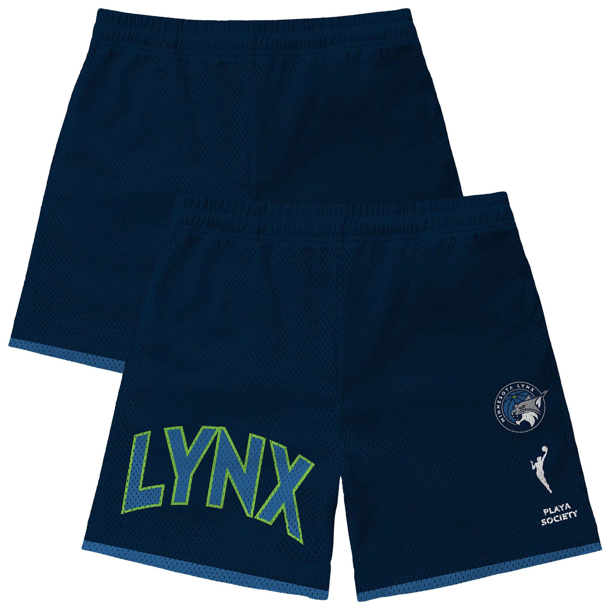 Short unisexe Playa Society Navy Minnesota Lynx Team en maille