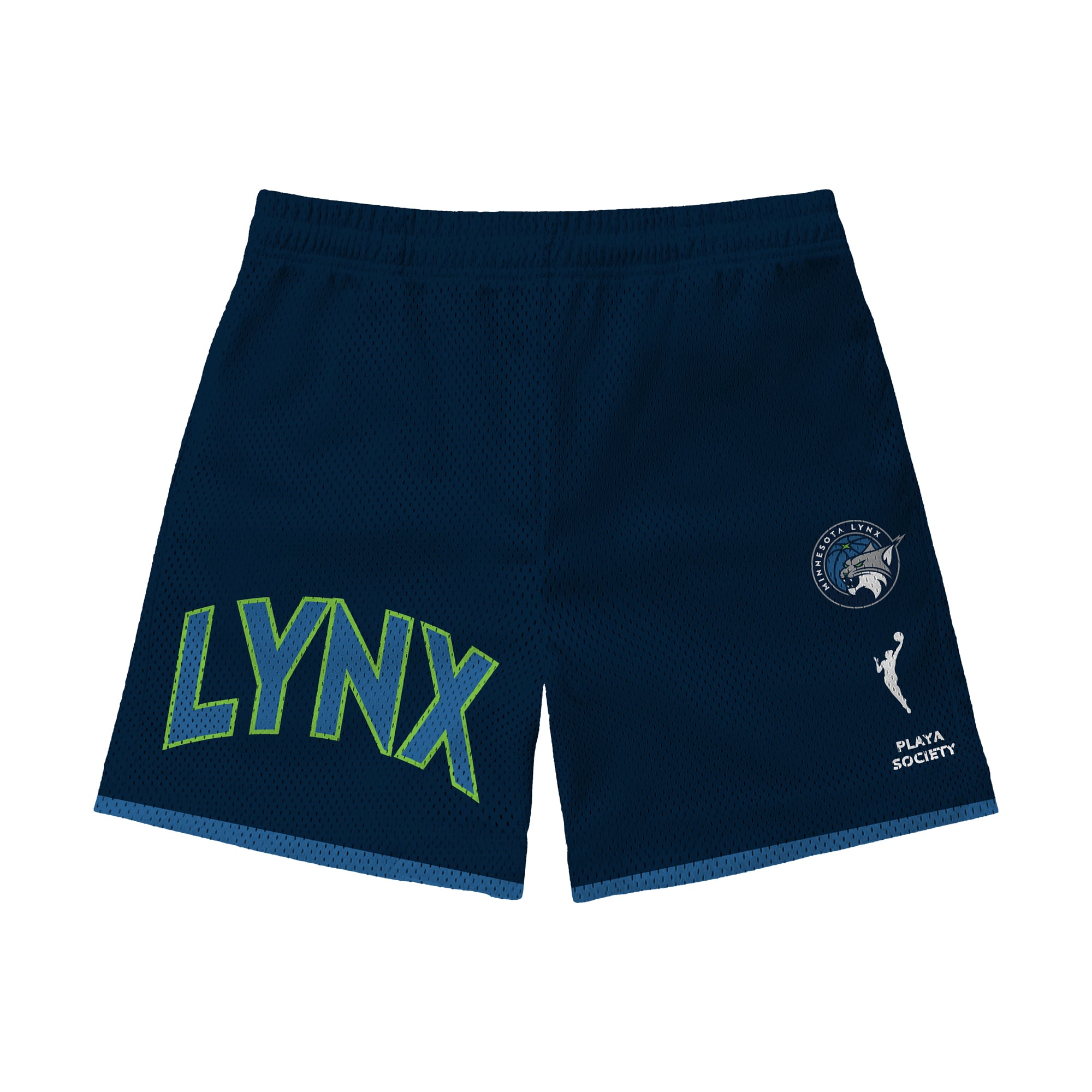 Short unisexe Playa Society Navy Minnesota Lynx Team en maille