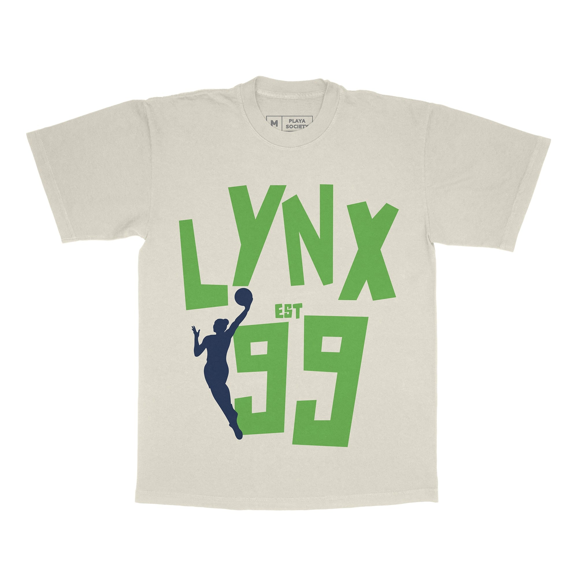 T-shirt unisexe Playa Society Oatmeal Minnesota Lynx Est