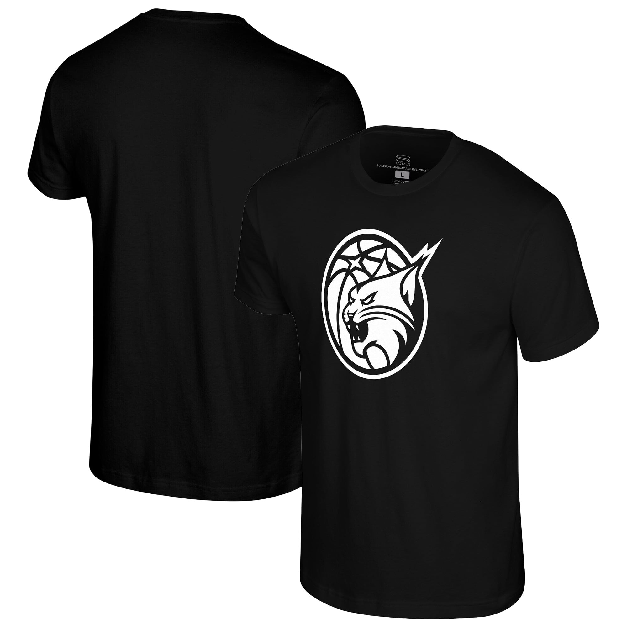 Unisex Stadium Essentials Black Minnesota Lynx Origins White Logo T-Shirt