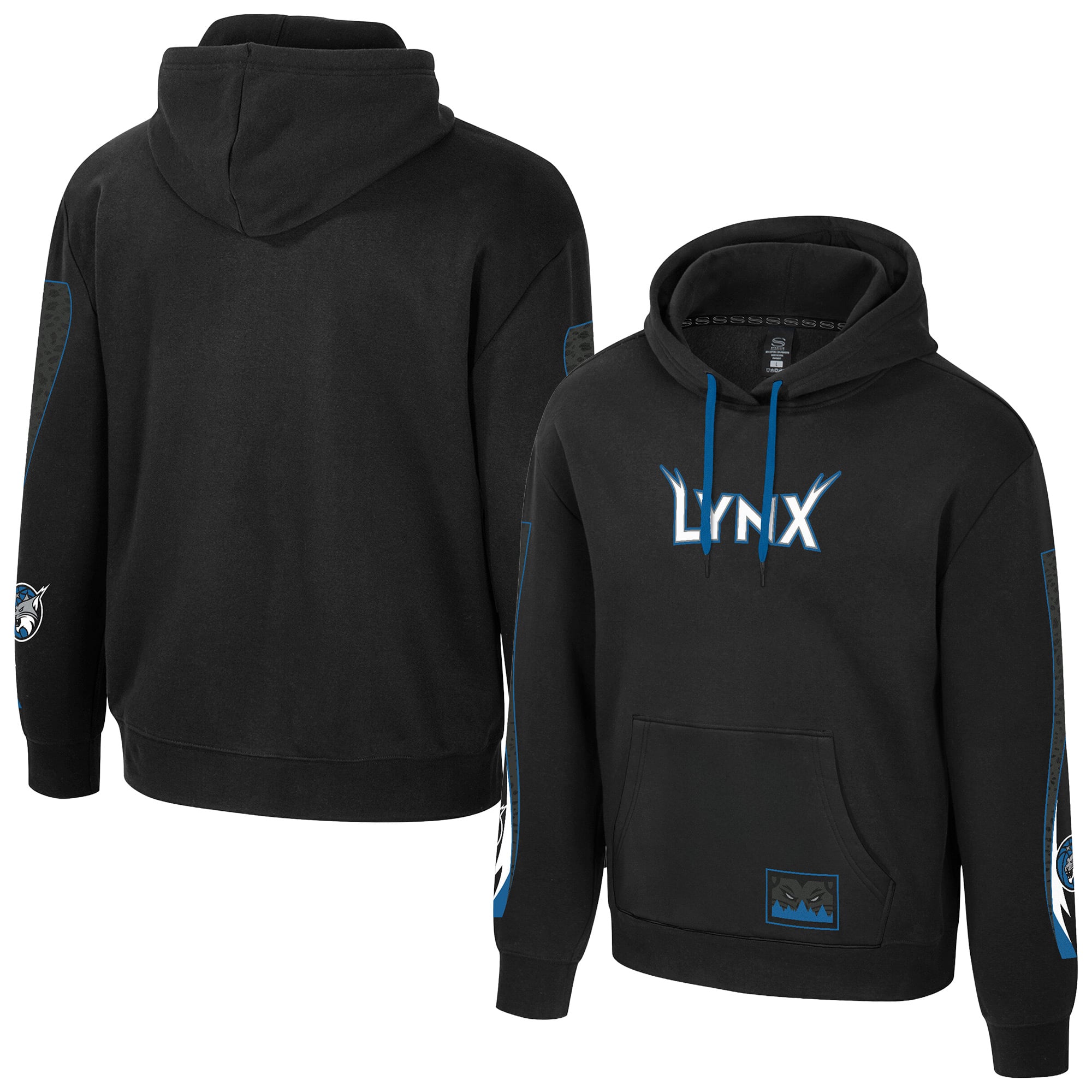 Unisex Stadium Essentials Black Minnesota Lynx Rebel Hoodie