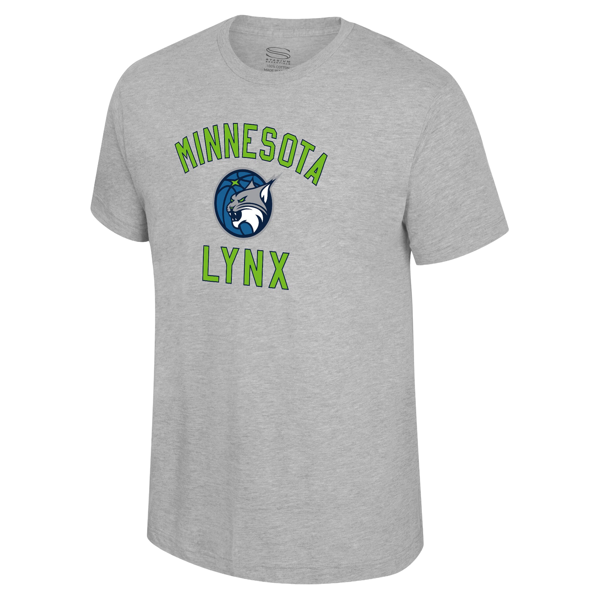 Unisex Stadium Essentials Gray Minnesota Lynx Athletic Soul T-Shirt
