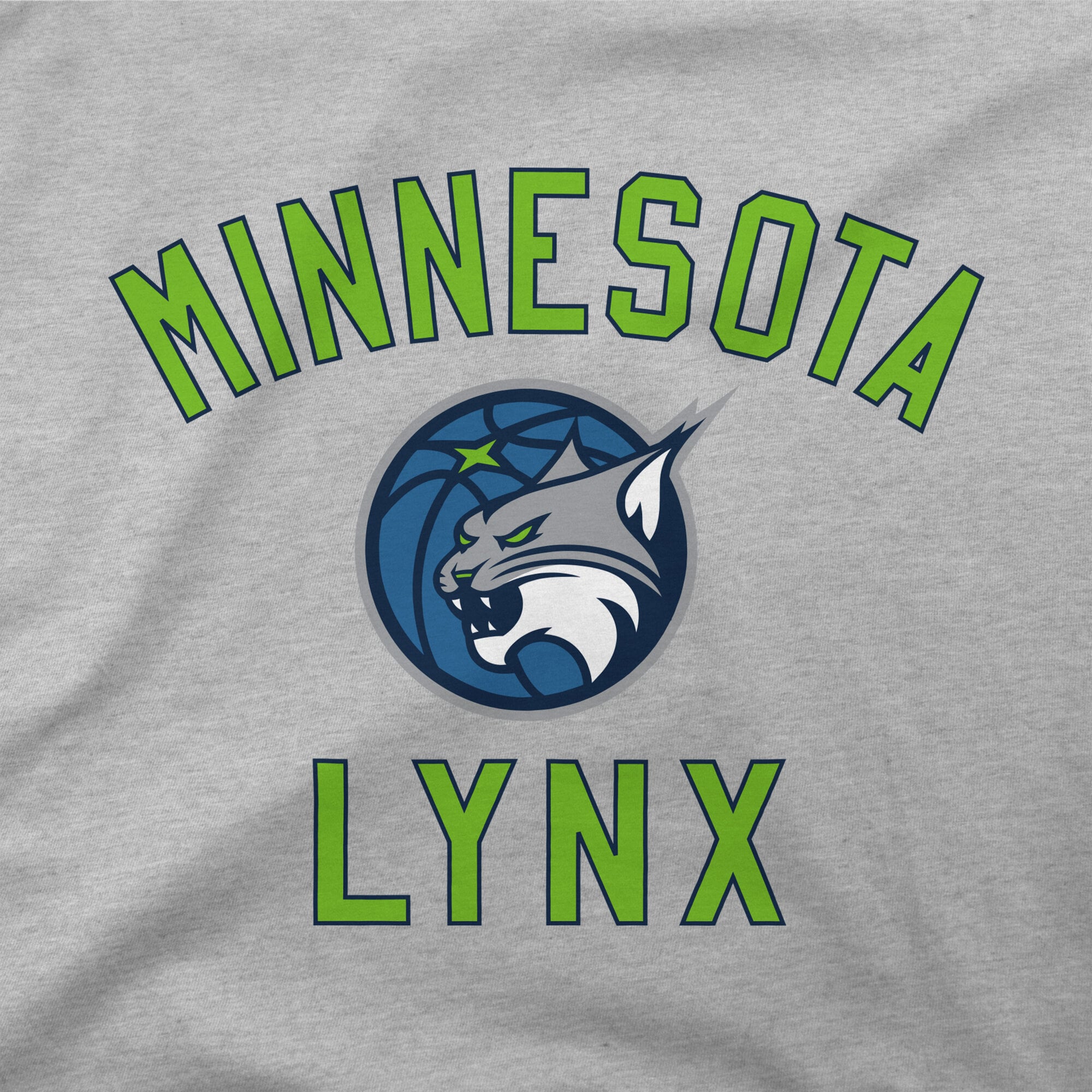Unisex Stadium Essentials Gray Minnesota Lynx Athletic Soul T-Shirt