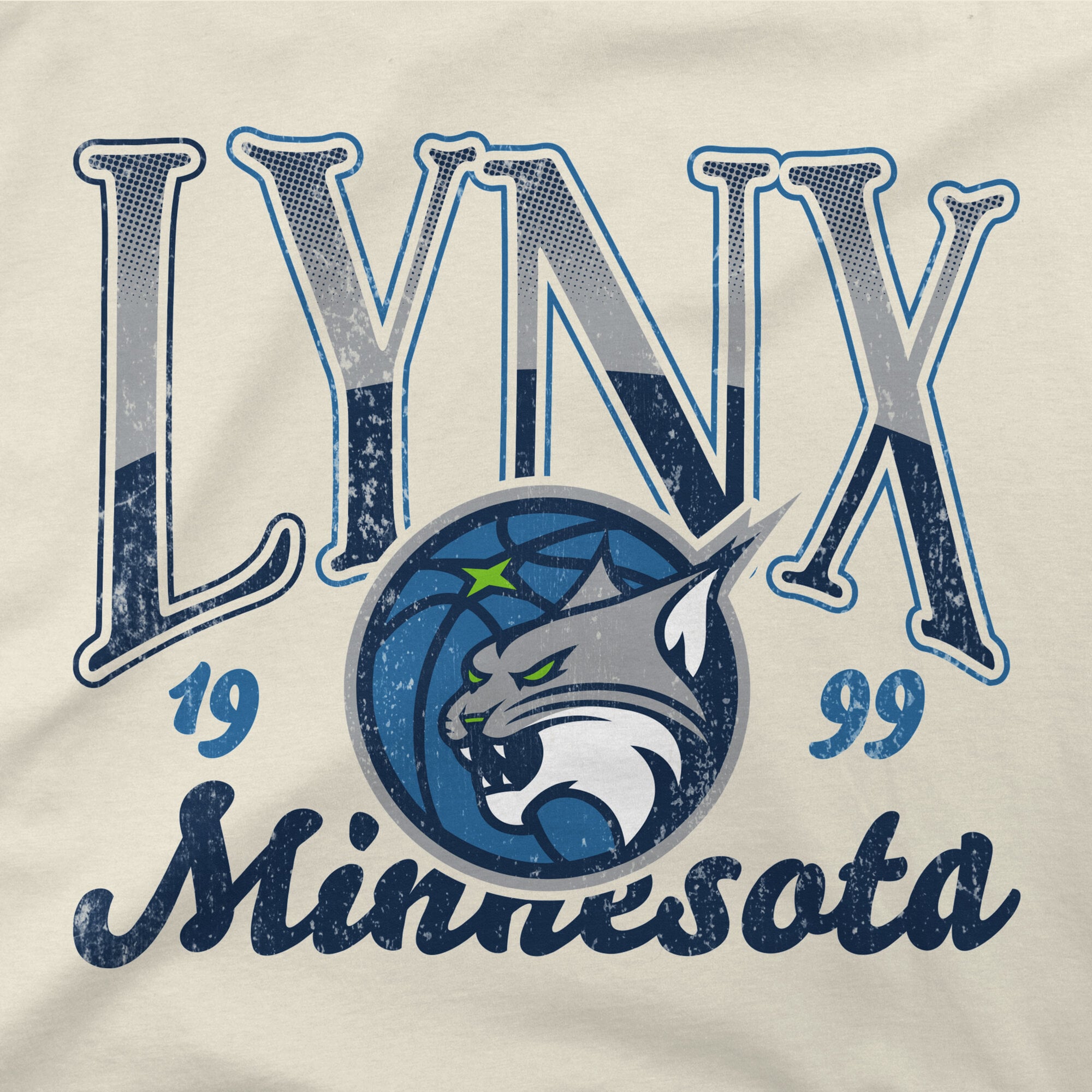 Unisex Stadium Essentials Natural Minnesota Lynx Sky High T-Shirt
