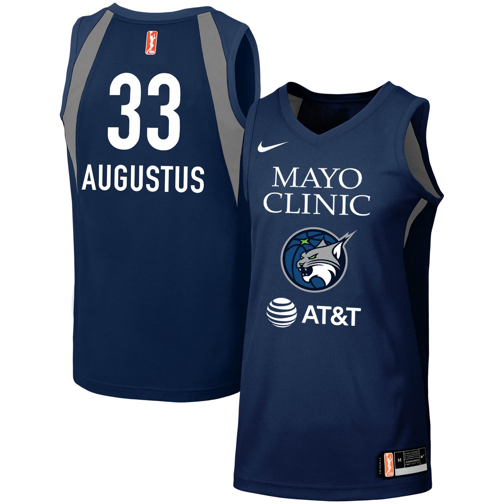 Women's Nike Seimone Augustus Blue Minnesota Lynx Swingman Jersey