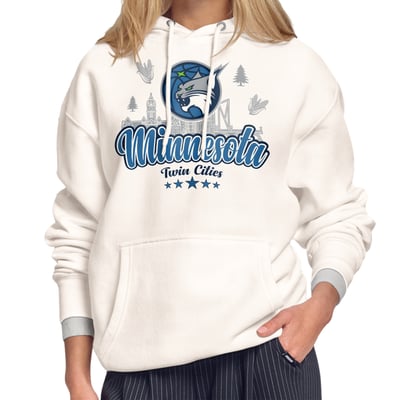 Minnesota Lynx Starter Women's City Slogan Fleece Hoodie - White