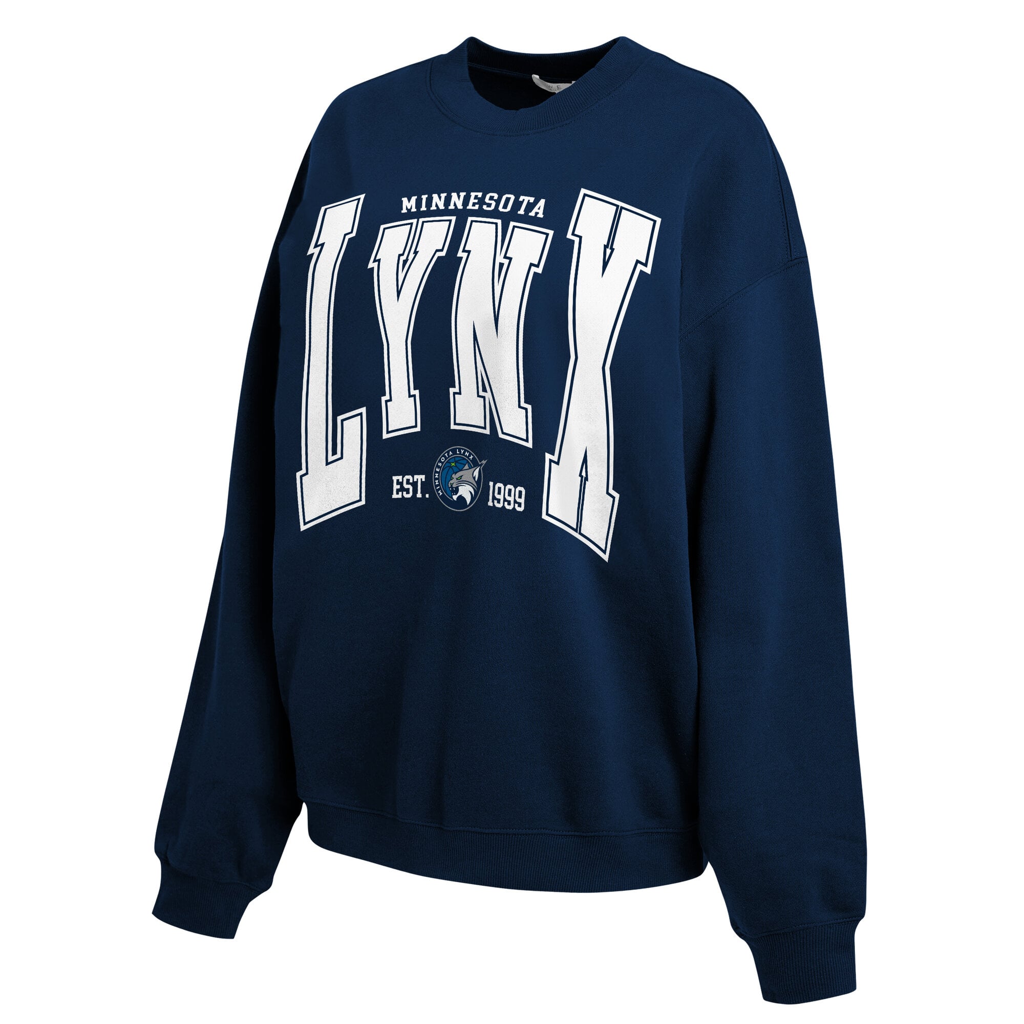 Sweat-shirt polaire oversize bleu marine Minnesota Lynx pour femme de la marque WEAR by Erin Andrews