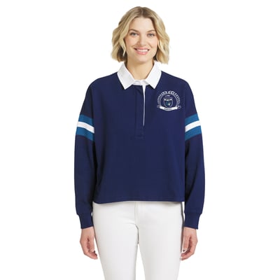 Minnesota Lynx WEAR by Erin Andrews Women's Rugby Polo - Navy