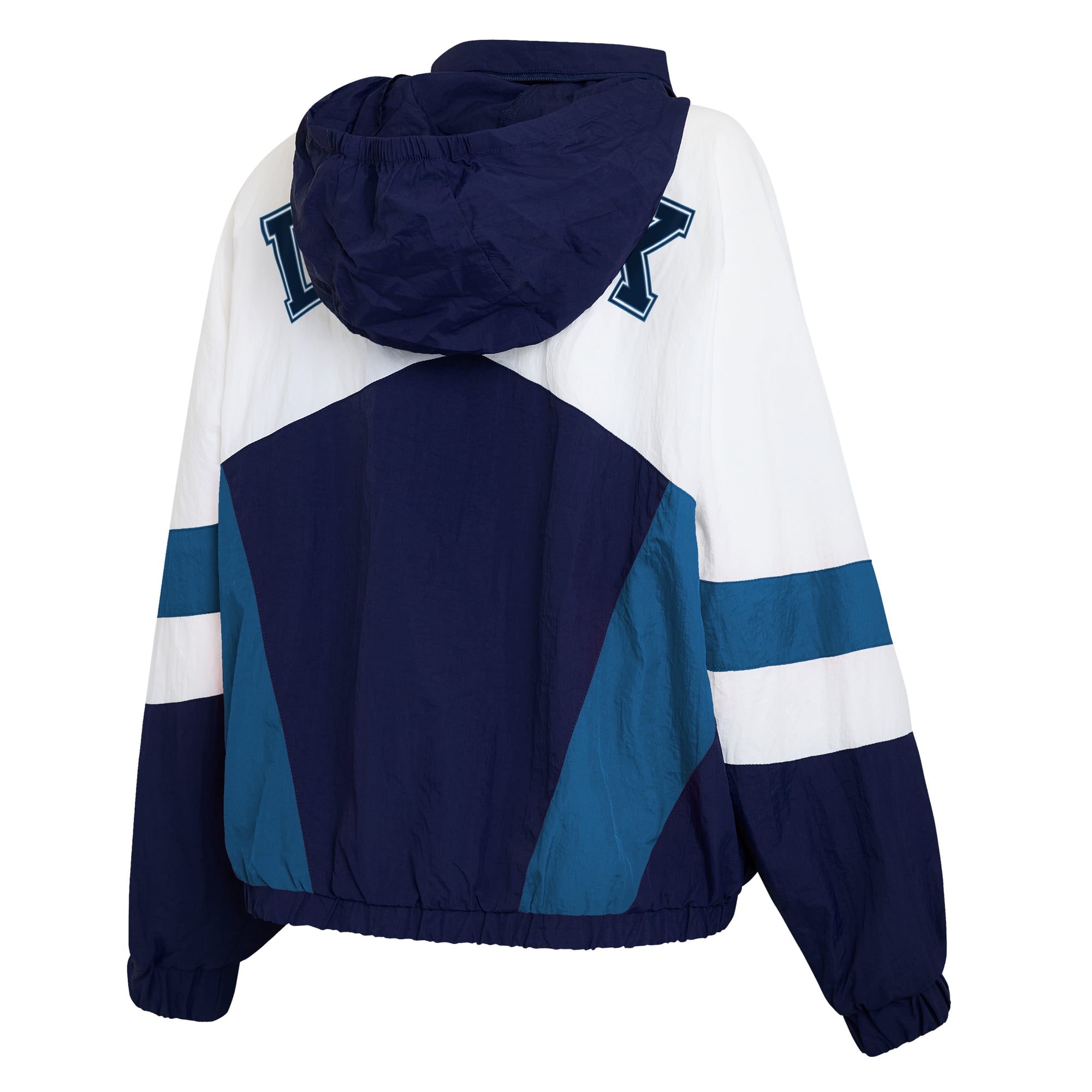 Veste coupe-vent zippée blanche et bleue Minnesota Lynx pour femme de la marque WEAR by Erin Andrews