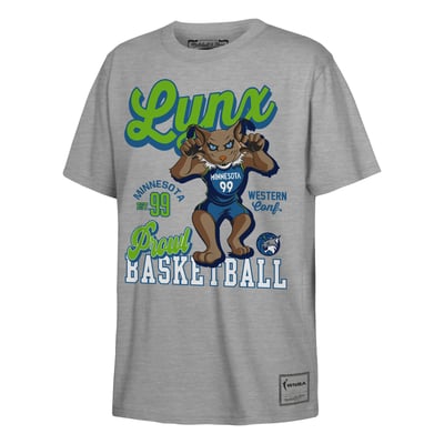  Minnesota Lynx Mitchell & Ness Youth That Girl T-Shirt - Heather Gray
