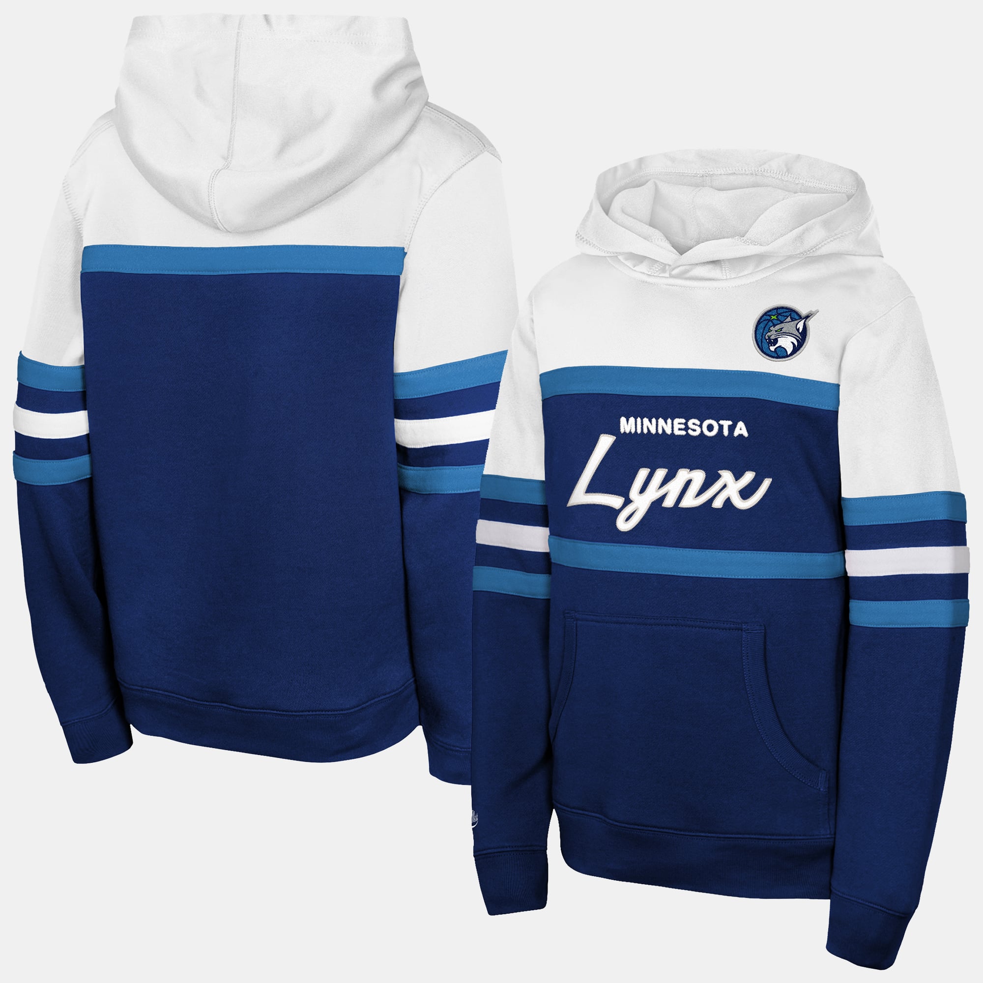Sweat à capuche Mitchell & Ness bleu marine pour enfant