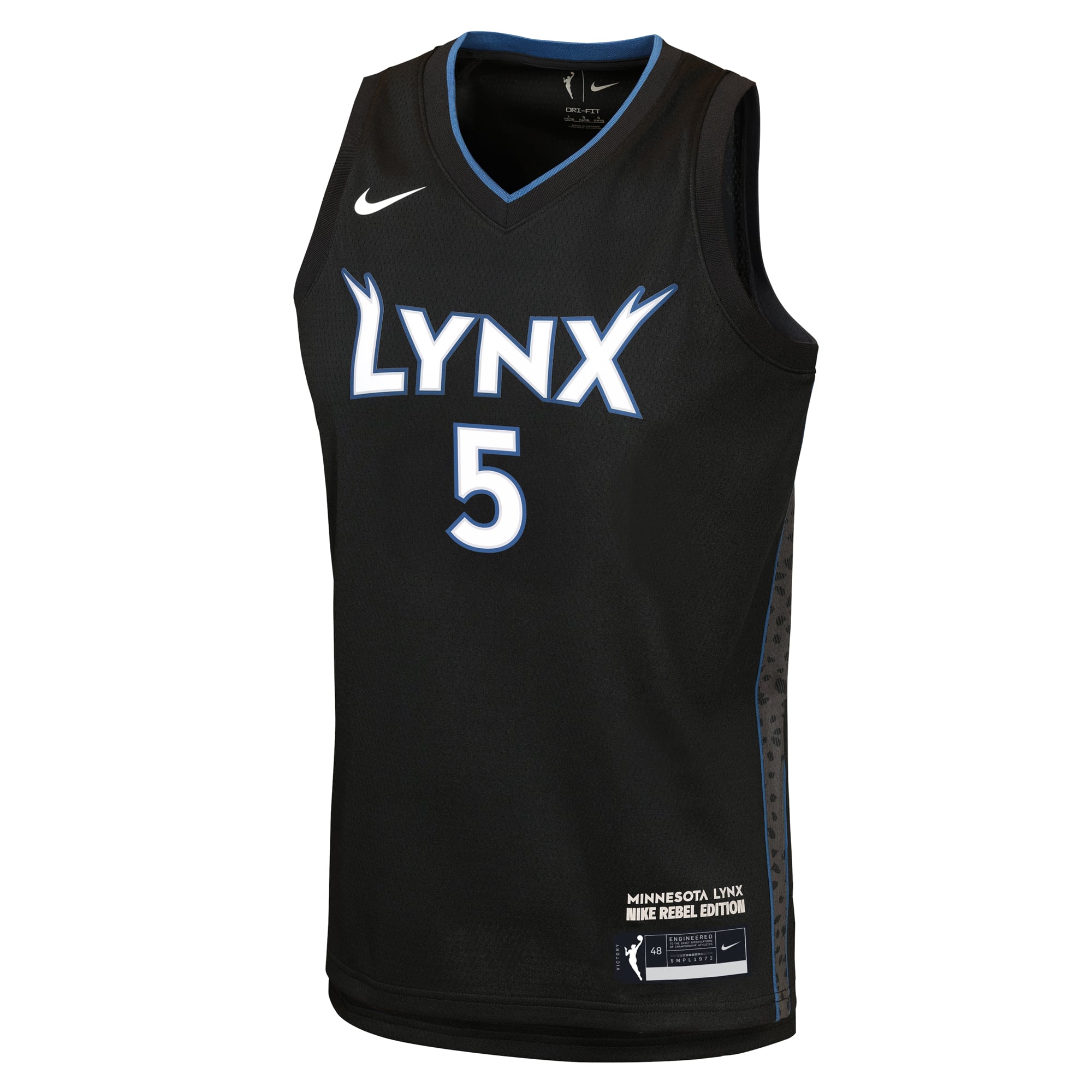 Maillot Nike Olivia Miles noir Minnesota Lynx Victory pour enfant - Édition Rebelle