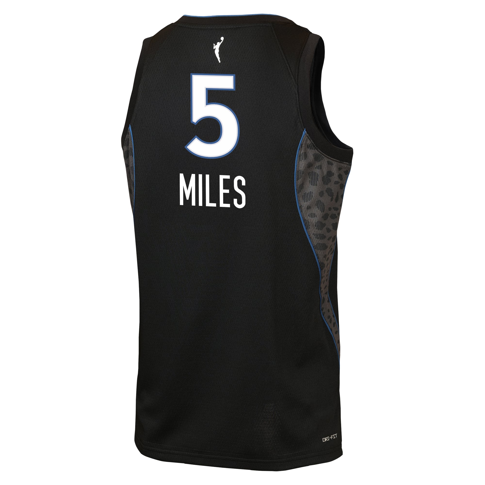 Maillot Nike Olivia Miles noir Minnesota Lynx Victory pour enfant - Édition Rebelle