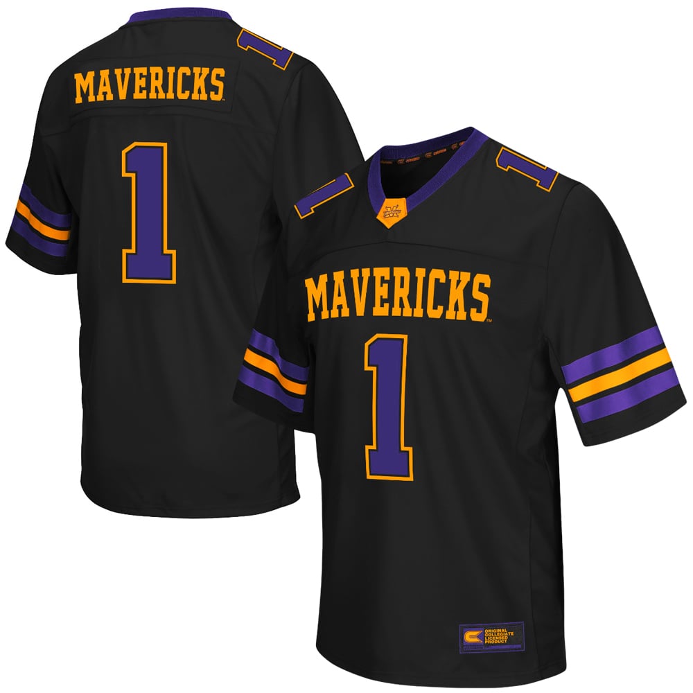 Men's Colosseum Black Minnesota State Mavericks Football Jersey
