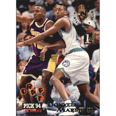 1994-95 Stadium Club First Day Issue #200 Donyell Marshall