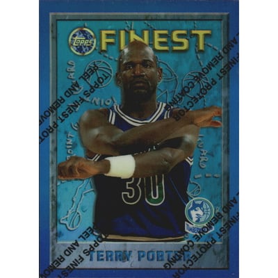 1995-96 Finest Refractors #222 Terry Porter