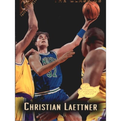 1995-96 Topps Gallery Player's Private Issue #112 Christian Laettner