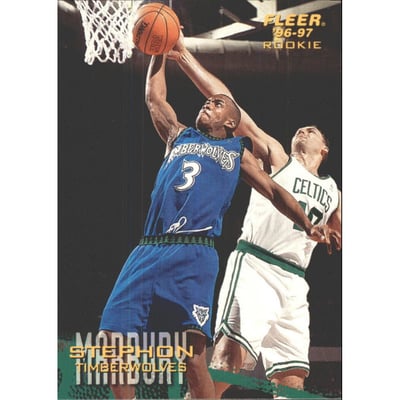 1996-97 Fleer Sprite #23 Stephon Marbury