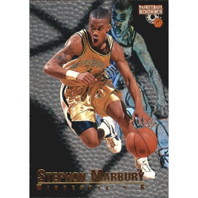 1996 Visions Signings Basketball Rookies Redemption #VBR5 Stephon Marbury
