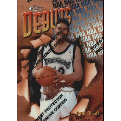 1997-98 Finest Refractors #120 Paul Grant B