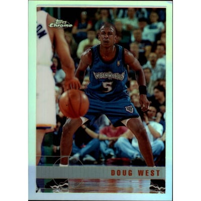 1997-98 Topps Chrome Refractors #162 Doug West
