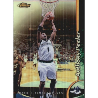 1998-99 Finest No Protectors Refractors #65 Anthony Peeler