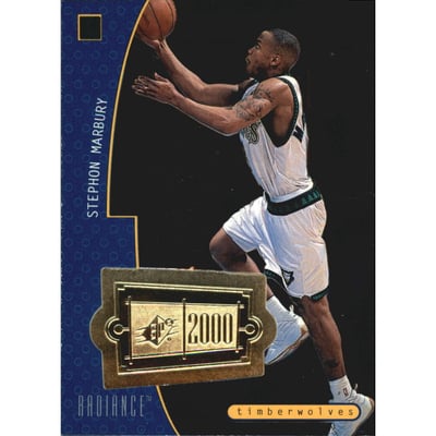 1998-99 SPx Finite Radiance #160 Stephon Marbury SPx