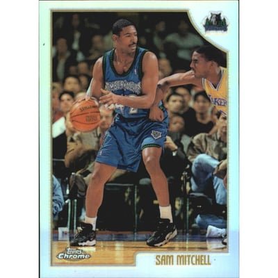 1998-99 Topps Chrome Refractors #184 Sam Mitchell
