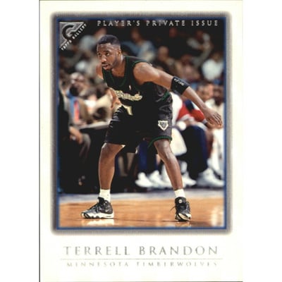 1999-00 Topps Gallery Player's Private Issue #11 Terrell Brandon