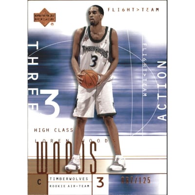 2001-02 Upper Deck Flight Team Copper #108 Loren Woods