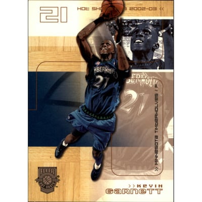 2002-03 Fleer Hot Shots Hot Hands #28 Kevin Garnett