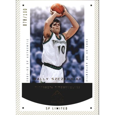 2002-03 SP Authentic Limited #49 Wally Szczerbiak