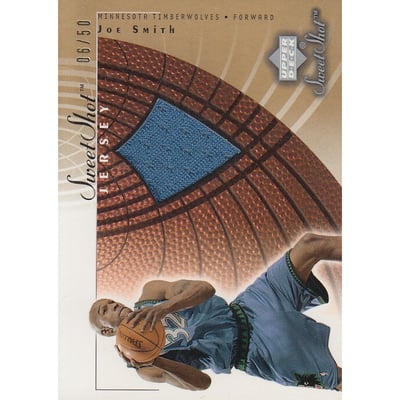 2002-03 Sweet Shot Jerseys Gold #JSJ Joe Smith