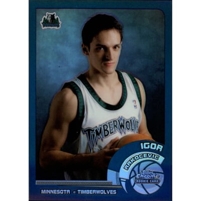 2002-03 Topps Chrome Refractors #150A Igor Rakocevic