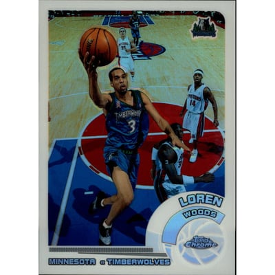 2002-03 Topps Chrome Refractors White Border #37 Loren Woods