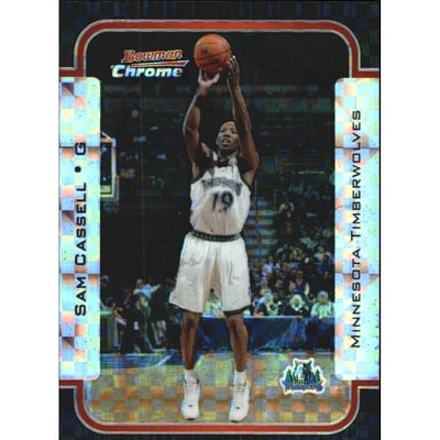 2003-04 Bowman Chrome X-fractors #56 Sam Cassell