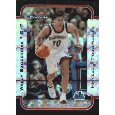 2003-04 Bowman Chrome X-fractors #9 Wally Szczerbiak