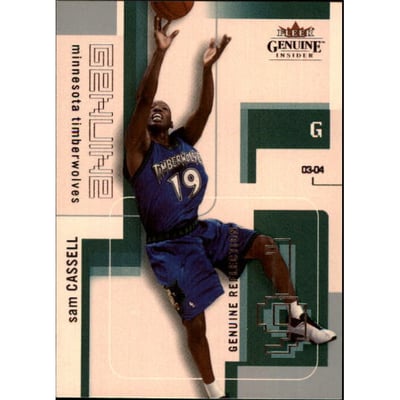 2003-04 Fleer Genuine Insider Reflections #41 Sam Cassell