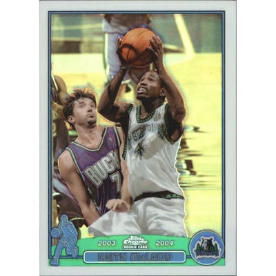 2003-04 Topps Chrome Refractors #163 Keith Mcleod