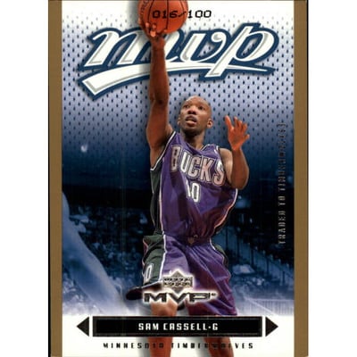 2003-04 Upper Deck MVP Gold #103 Sam Cassell
